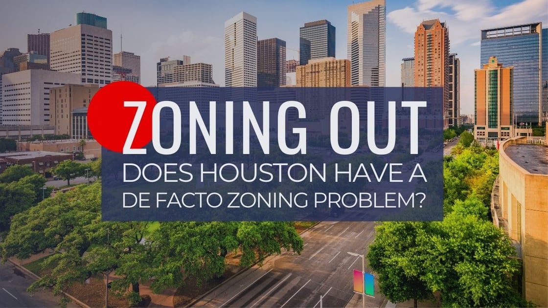 Houston De Facto Zoning